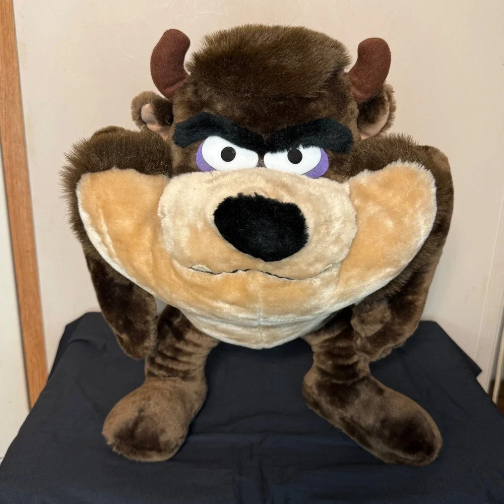 Vintage 1993 Looney Tunes Tasmanian Devil Taz Plush 24K Special Effects 1638